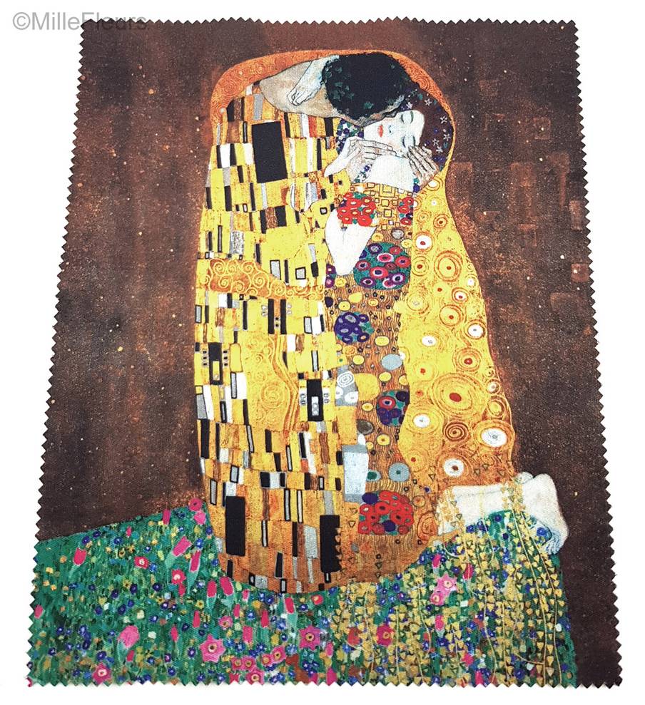 Le Baiser (Gustav Klimt) Accessoires Etuis à lunettes - Mille Fleurs Tapestries