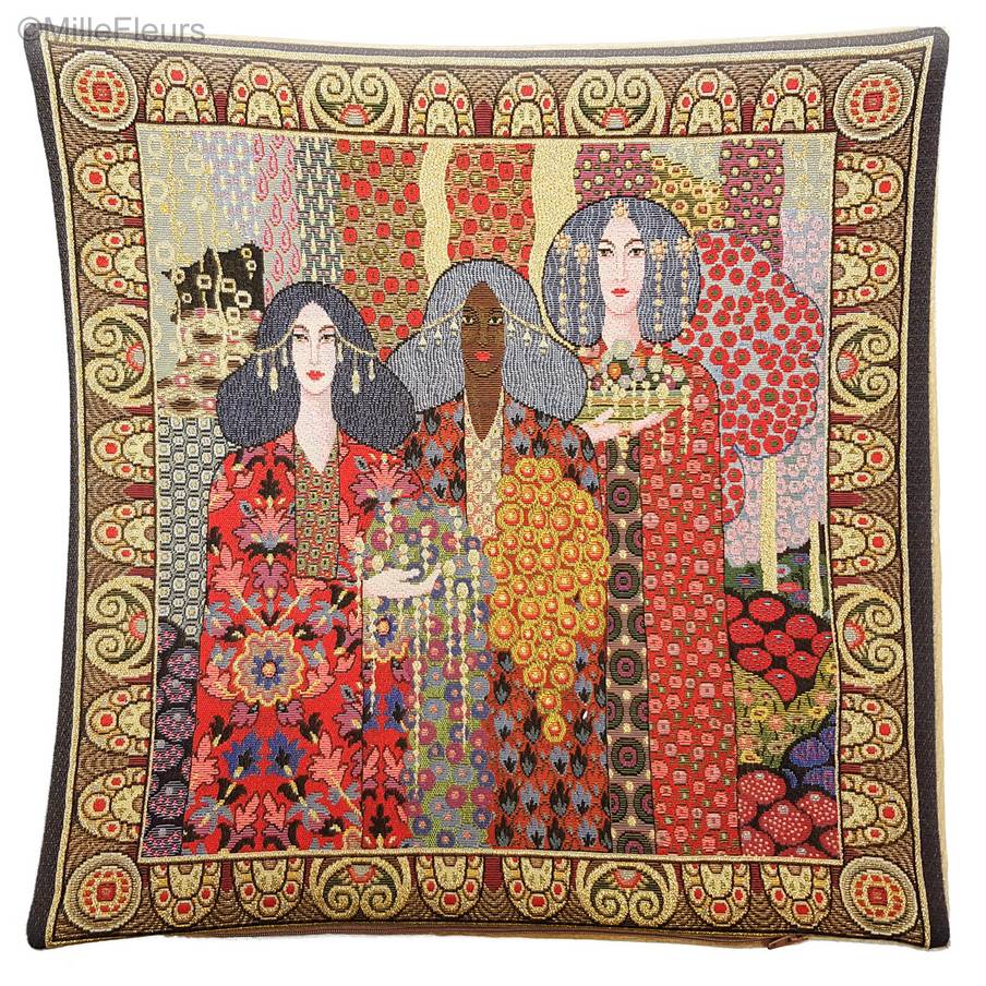 Aladin Kussenslopen Gustav Klimt - Mille Fleurs Tapestries