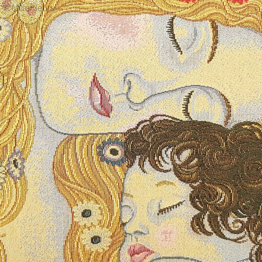 Mère et Enfant (Gustav Klimt) Housses de coussin Gustav Klimt - Mille Fleurs Tapestries