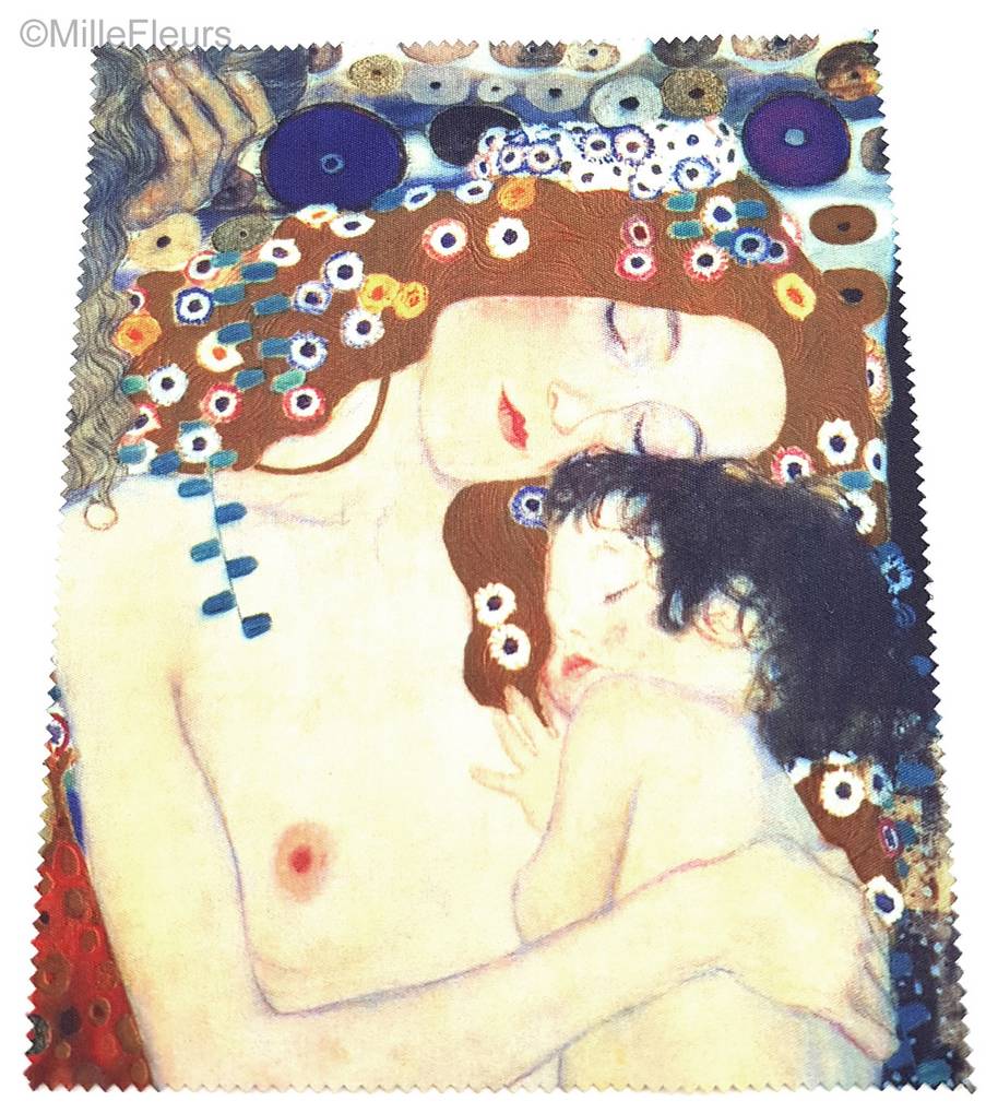 Les 3 âges des Femmes (Gustav Klimt) Accessoires Etuis à lunettes - Mille Fleurs Tapestries