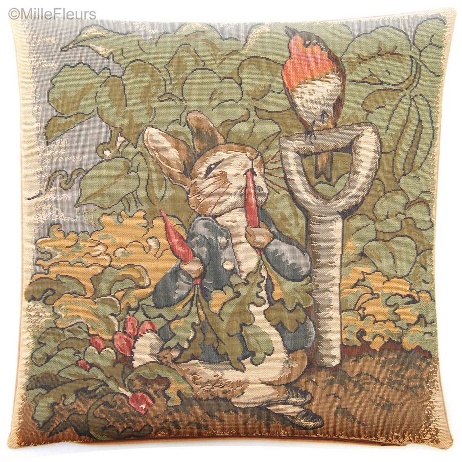 Peter Rabbit (Beatrice Potter) Housses de coussin Beatrix Potter - Mille Fleurs Tapestries