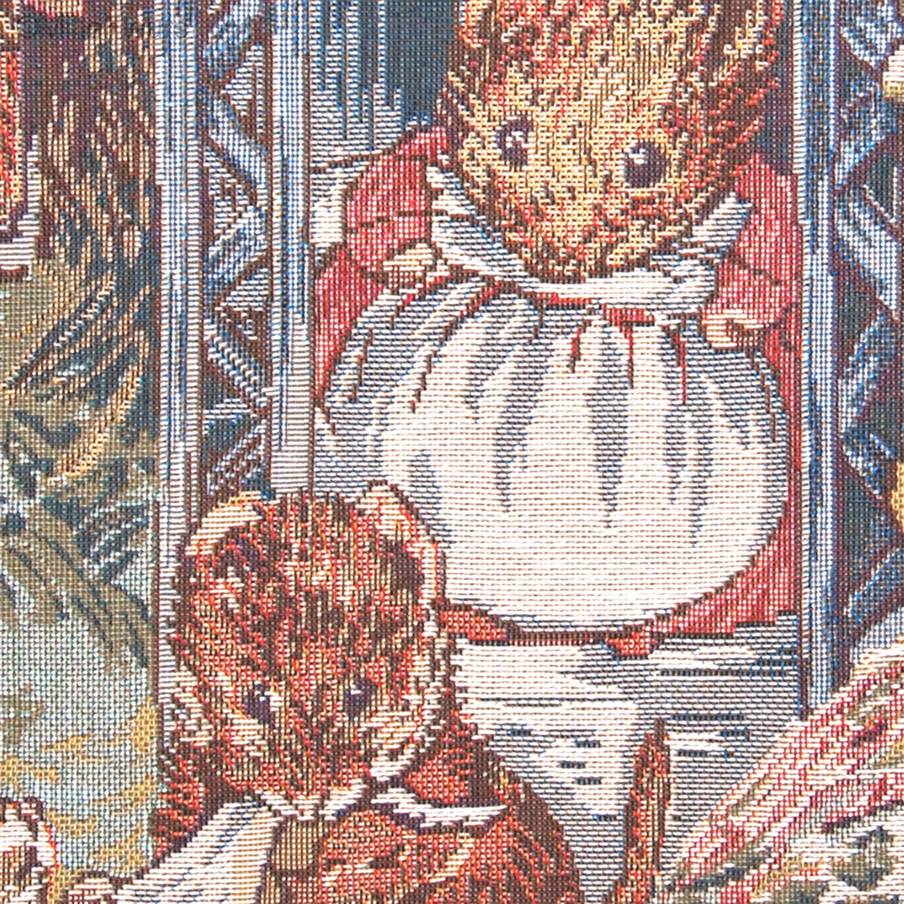 Dormouse (Beatrice Potter) Fundas de cojín Beatrix Potter - Mille Fleurs Tapestries