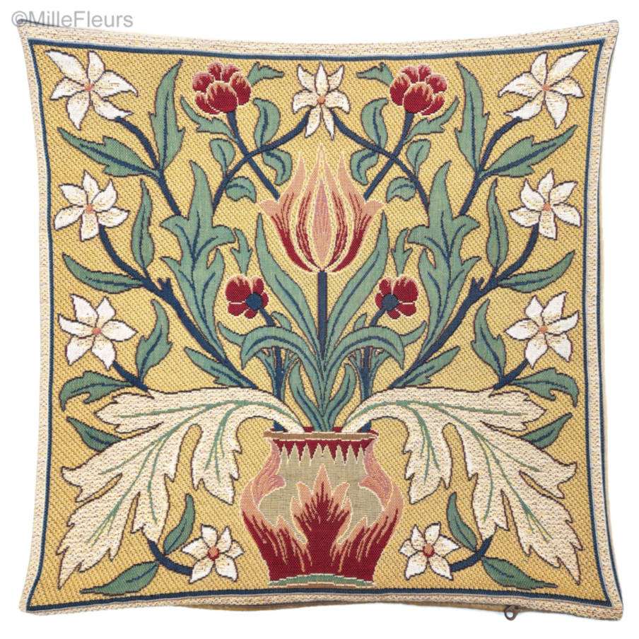 Floralie (William Morris) Fundas de cojín William Morris & Co - Mille Fleurs Tapestries