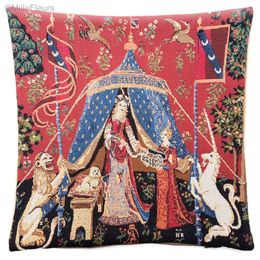 À mon seul Désir Housses de coussin Série de la Licorne - Mille Fleurs Tapestries