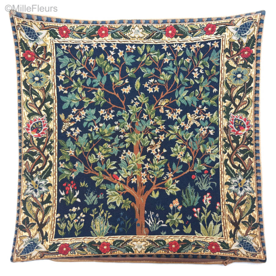 Tree of Life (William Morris) Tapestry cushions William Morris & Co - Mille Fleurs Tapestries