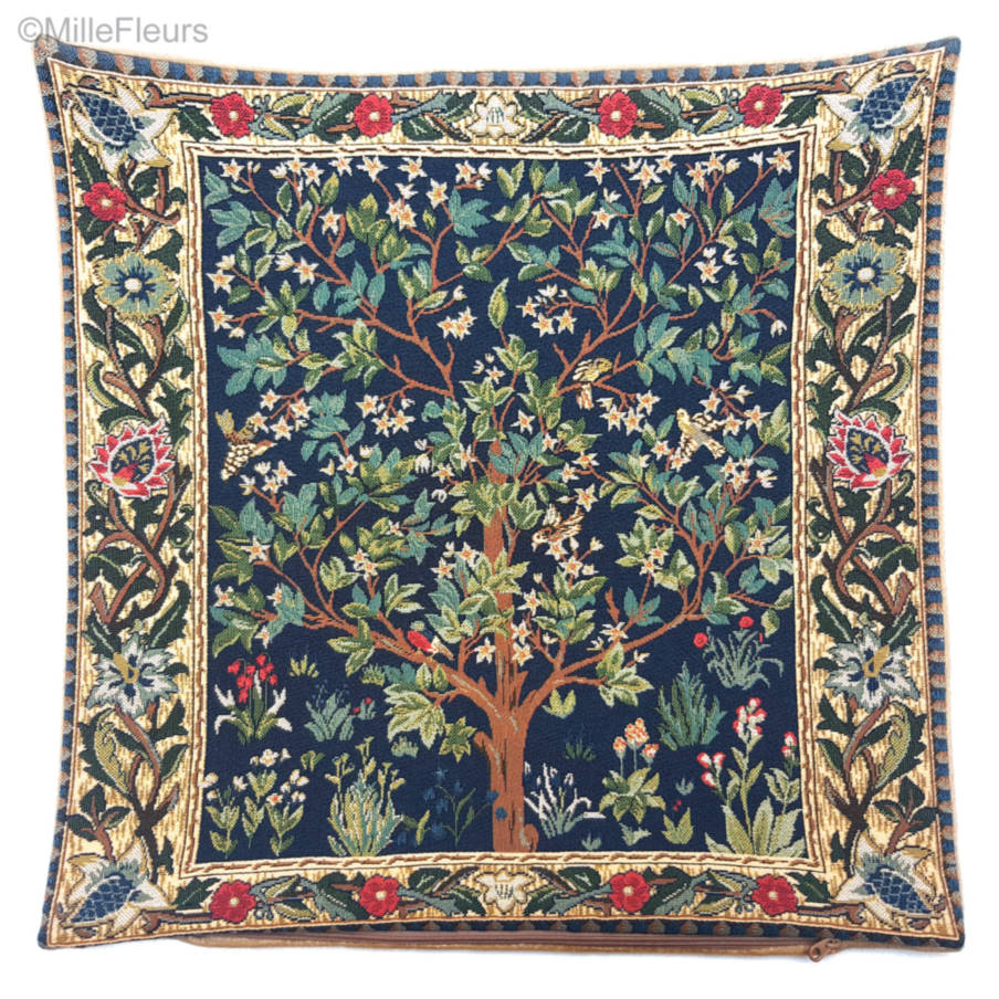 Arbre de Vie (William Morris) Housses de coussin William Morris & Co - Mille Fleurs Tapestries