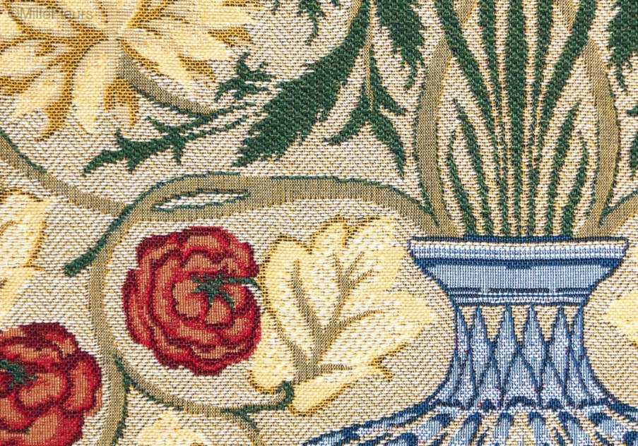 Flowerpot (William Morris) Tapestry cushions William Morris & Co - Mille Fleurs Tapestries