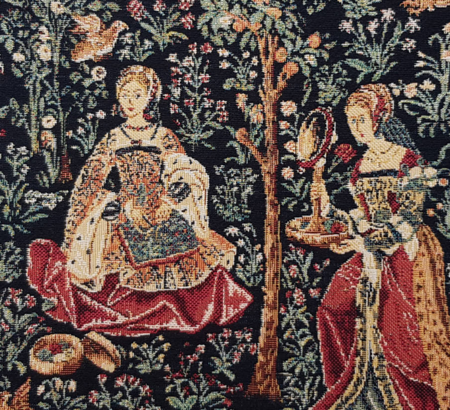 Bordado Fundas de cojín Medieval - Mille Fleurs Tapestries
