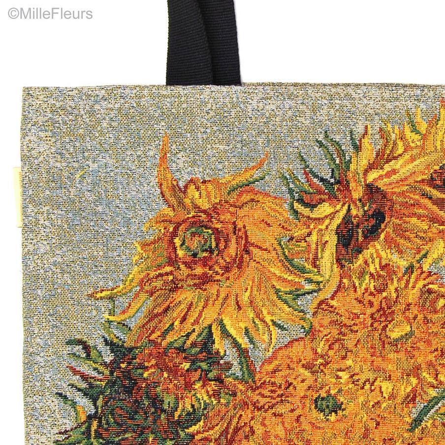Sunflowers (Van Gogh) Tote Bags Vincent Van Gogh - Mille Fleurs Tapestries