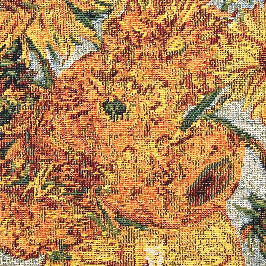 Sunflowers (Van Gogh) Tapestry cushions Vincent Van Gogh - Mille Fleurs Tapestries