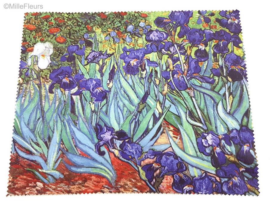 Les Iris (Vincent van Gogh) Accessoires Etuis à lunettes - Mille Fleurs Tapestries