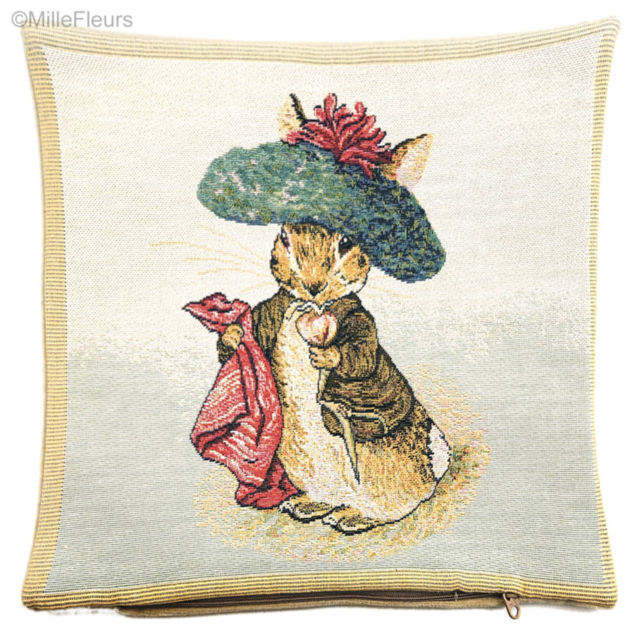 Bunny (Beatrice Potter) Housses de coussin Beatrix Potter - Mille Fleurs Tapestries