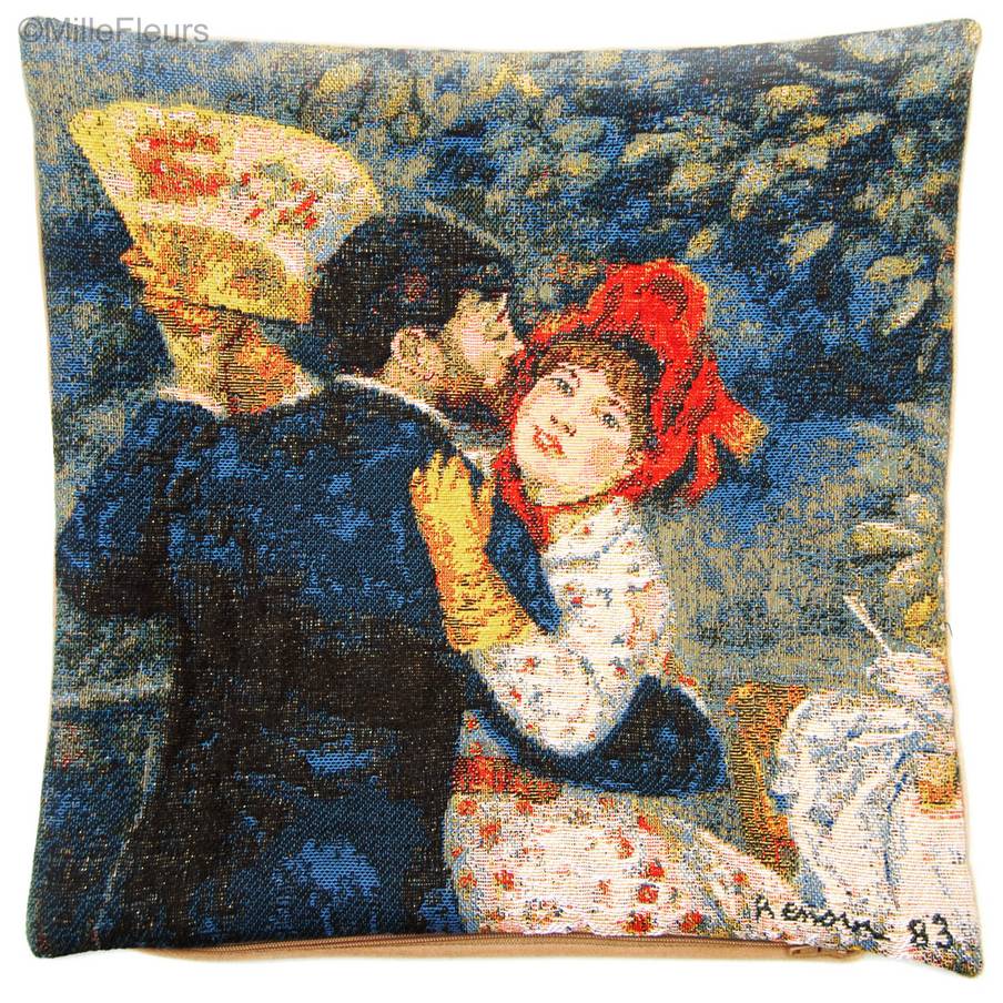 Danse à la Campagne (Renoir) Housses de coussin Chefs-d'œuvre - Mille Fleurs Tapestries