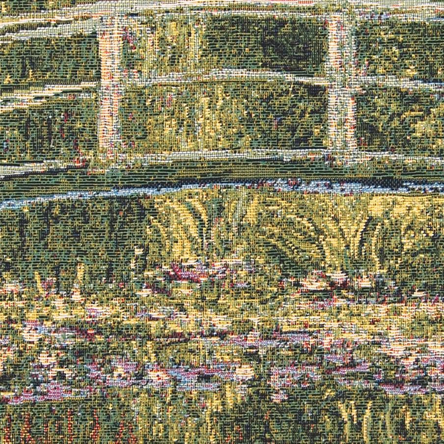 Puente Japonés (Monet) Fundas de cojín Claude Monet - Mille Fleurs Tapestries