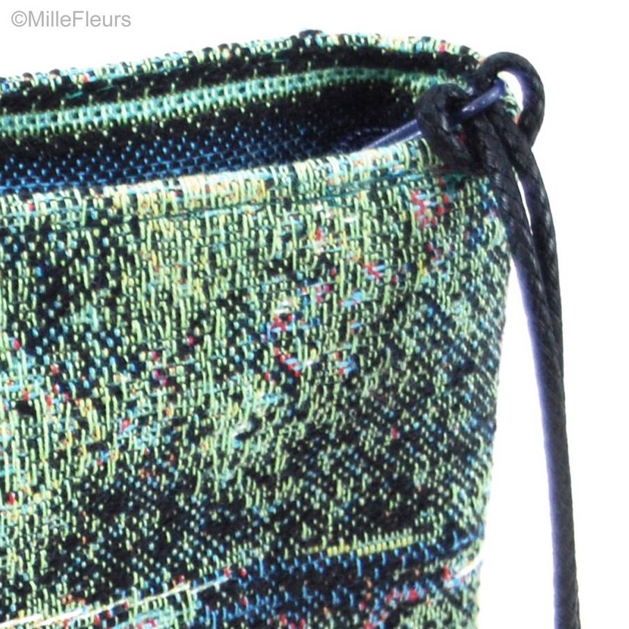 Puente Japonés (Monet) Bolsas de Maquillaje Estuches con Cremallera - Mille Fleurs Tapestries