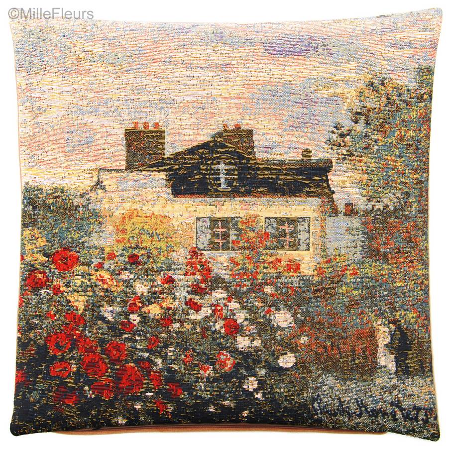 House (Monet) Tapestry cushions Claude Monet - Mille Fleurs Tapestries