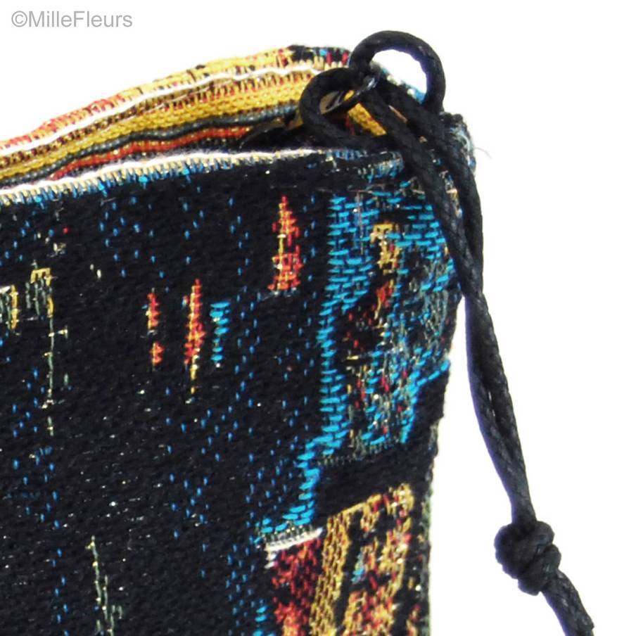 Terraza de Café por la Noche (Van Gogh) Bolsas de Maquillaje Estuches con Cremallera - Mille Fleurs Tapestries