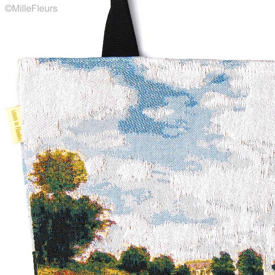 Poppies Field (Monet) Tote Bags Masterpieces - Mille Fleurs Tapestries