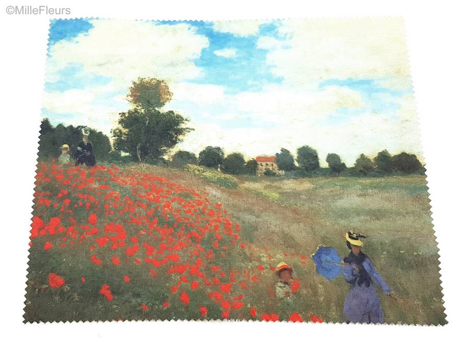 Coquelicots (Monet) Accessoires Etuis à lunettes - Mille Fleurs Tapestries