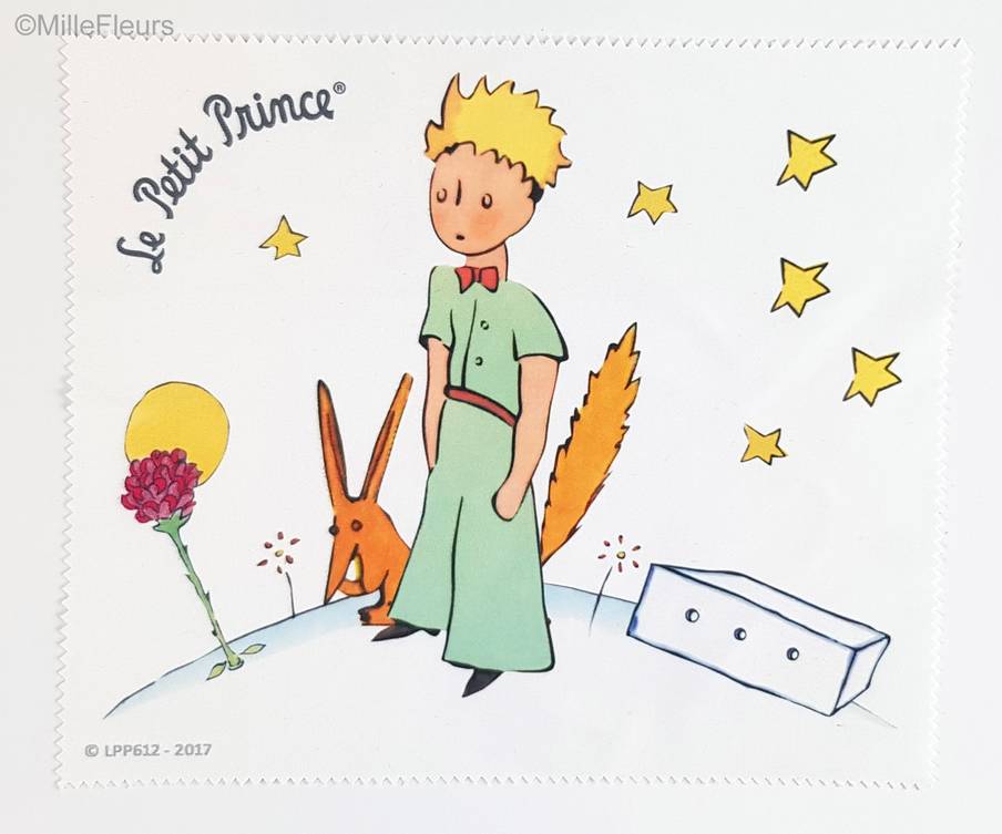 Le Petit Prince avec renard Accessoires Etuis à lunettes - Mille Fleurs Tapestries