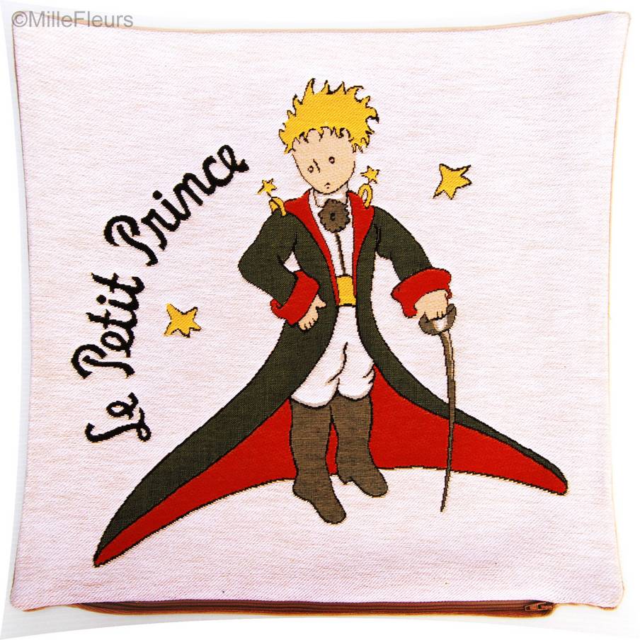The Little Prince with coat (Antoine de Saint-Exupéry) Tapestry cushions The Little Prince - Mille Fleurs Tapestries