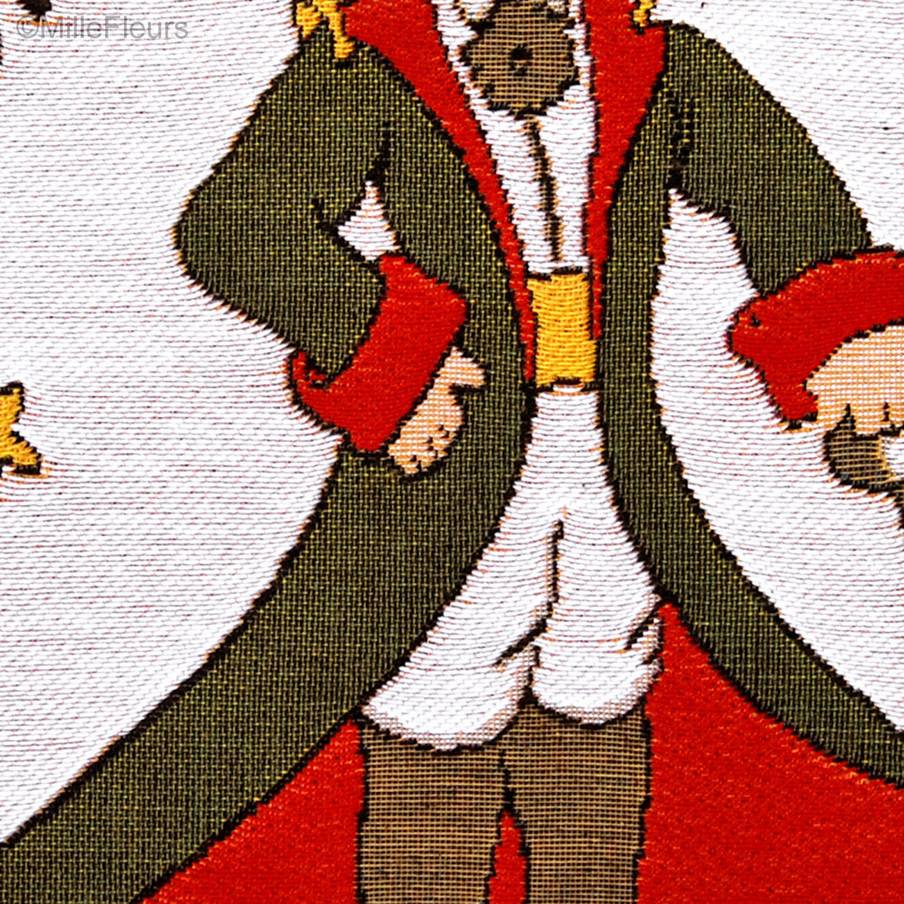 De Kleine Prins met jas (Antoine de Saint-Exupéry) Kussenslopen De Kleine Prins - Mille Fleurs Tapestries