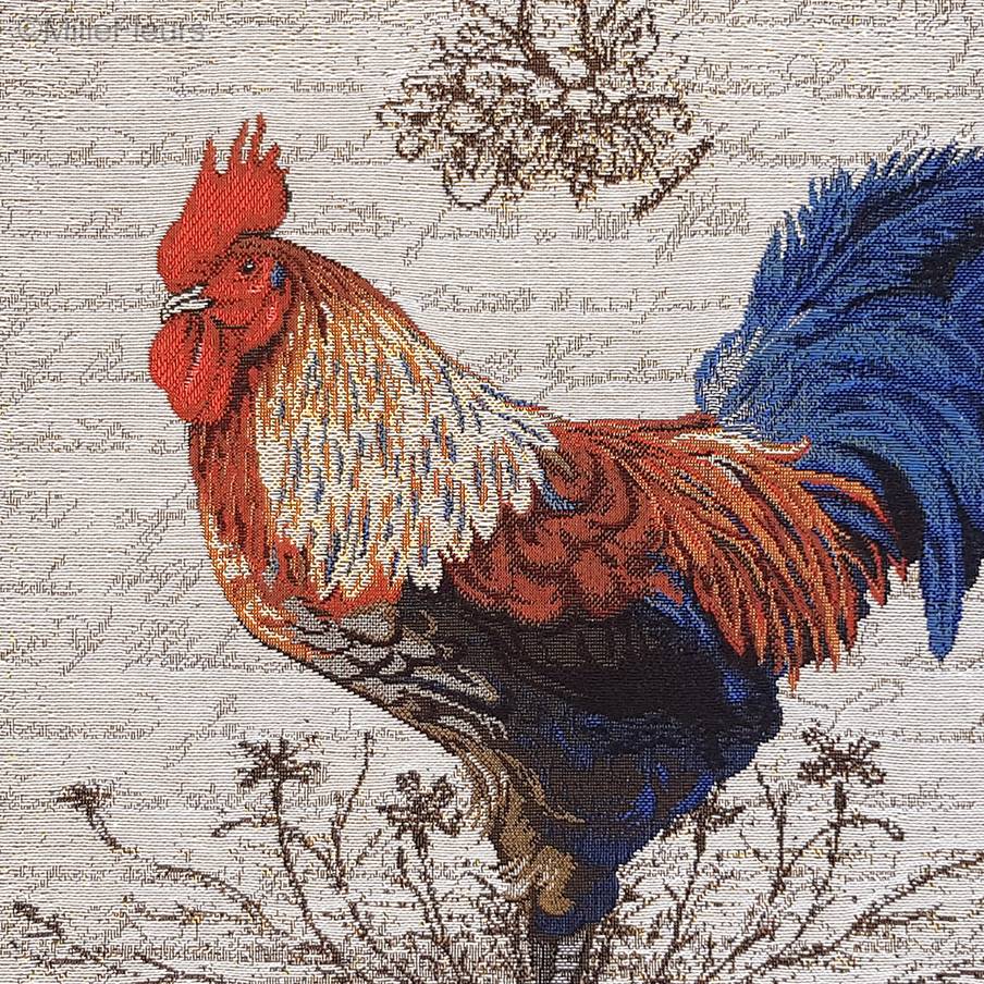 Haan Kussenslopen Vogels - Mille Fleurs Tapestries