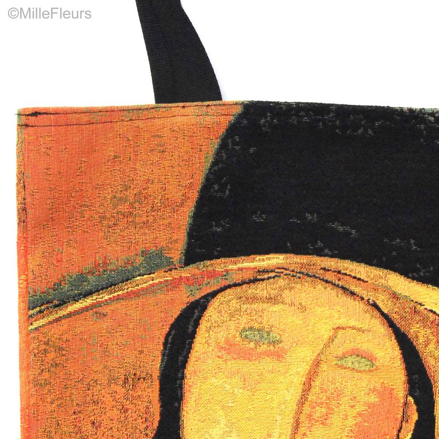 Jeanne Hébuterne (Modigliani) Shoppers Chefs-d'œuvre - Mille Fleurs Tapestries