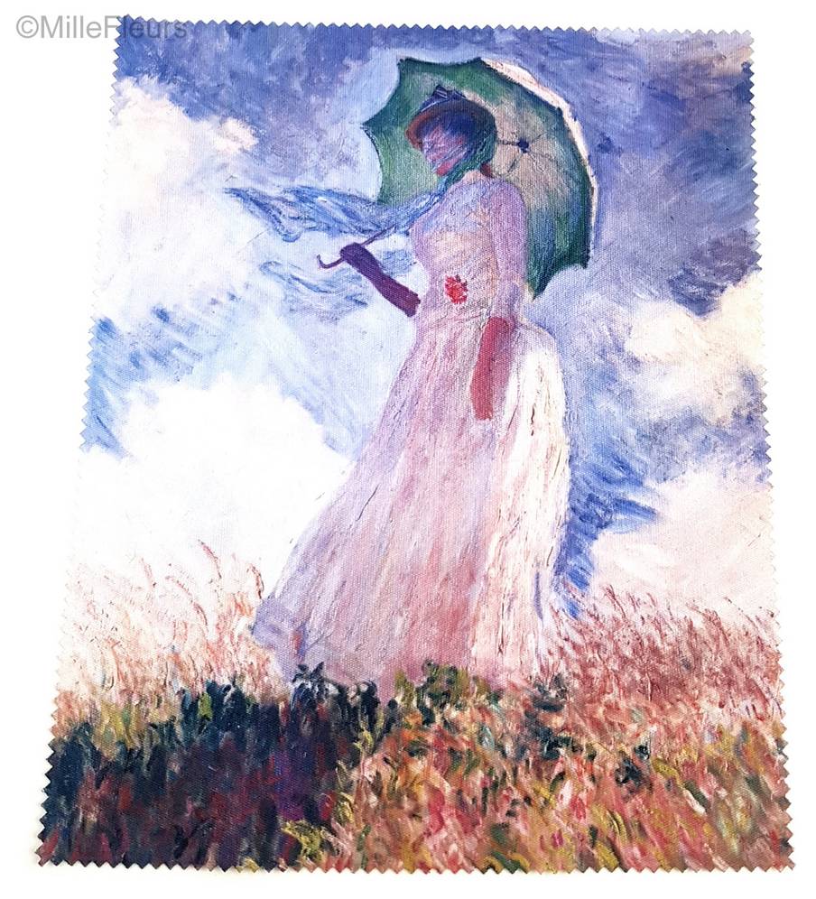 Girl with Umbrella Accessories Spectacle cases - Mille Fleurs Tapestries