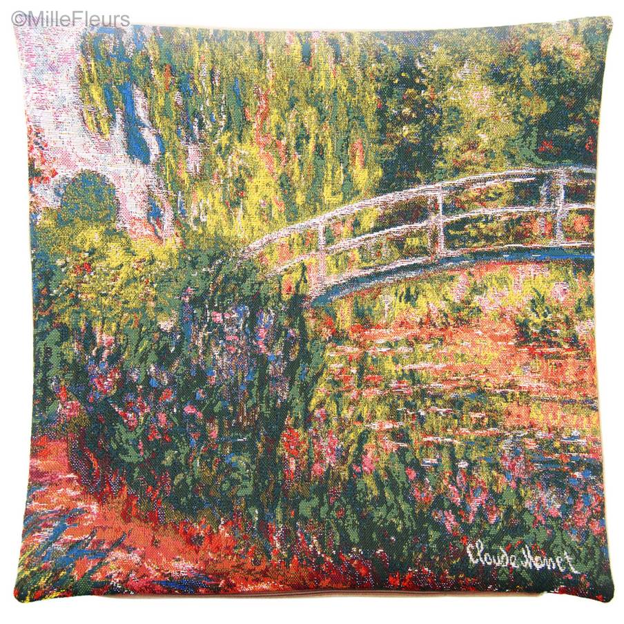 Pont Japonais (Monet) Housses de coussin Claude Monet - Mille Fleurs Tapestries