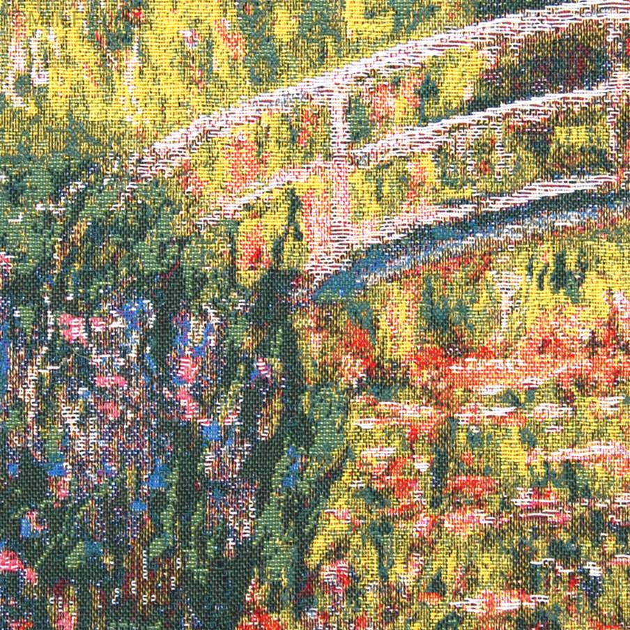 Puente Japonés (Monet) Fundas de cojín Claude Monet - Mille Fleurs Tapestries