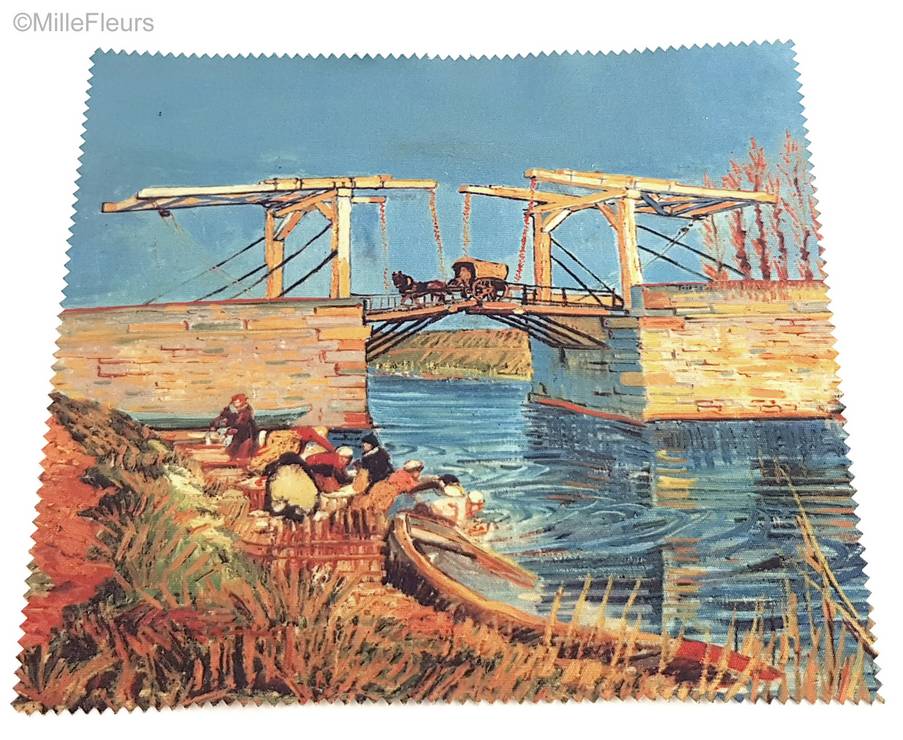 De brug van Arles (Vincent Van Gogh) Accessoires Brillenkassen - Mille Fleurs Tapestries