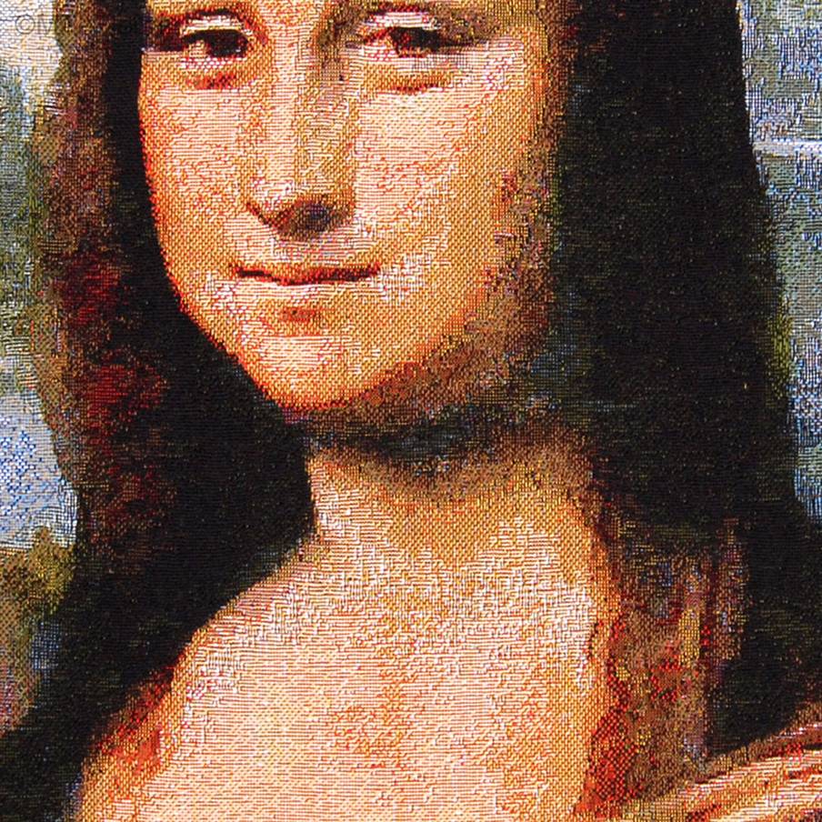 Mona Lisa (Leonardo Da Vinci) Sierkussens Meesterwerken - Mille Fleurs Tapestries