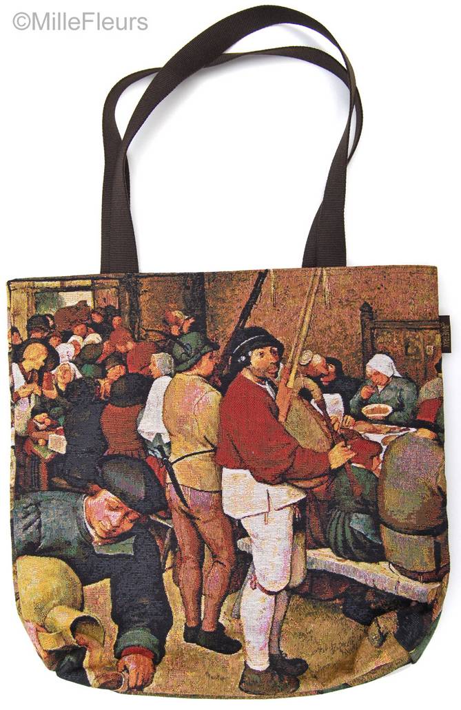 Le Repas de Noce (Brueghel) Shoppers *** LIQUIDATION *** - Mille Fleurs Tapestries