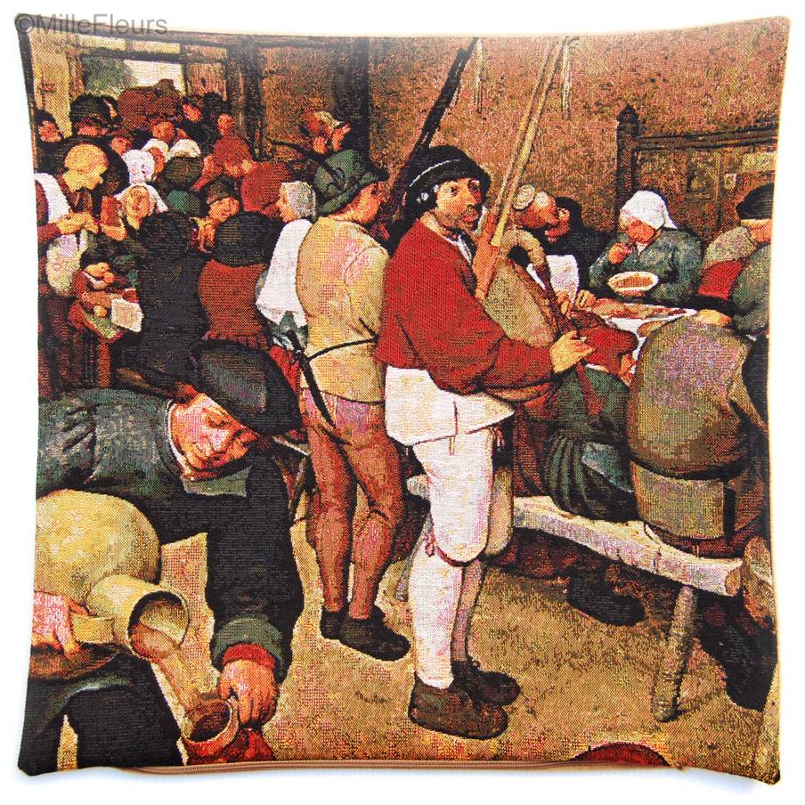 De Boerenbruiloft (Brueghel) Kussenslopen Meesterwerken - Mille Fleurs Tapestries