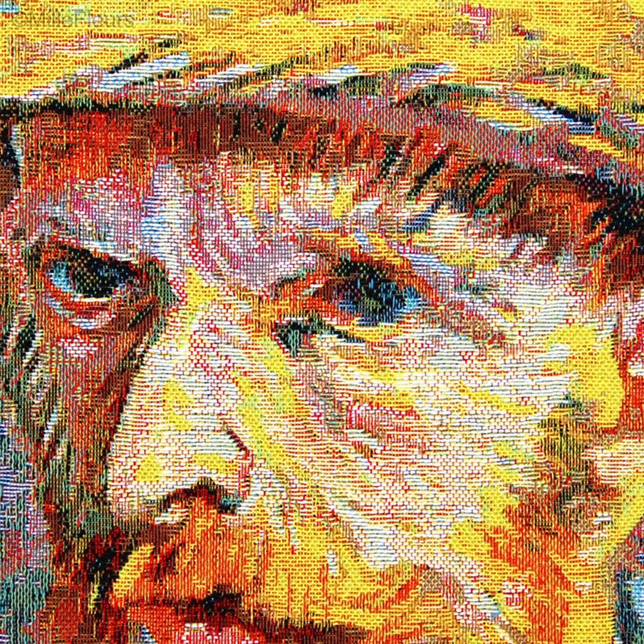 Autorretrato (Van Gogh) Fundas de cojín Vincent Van Gogh - Mille Fleurs Tapestries