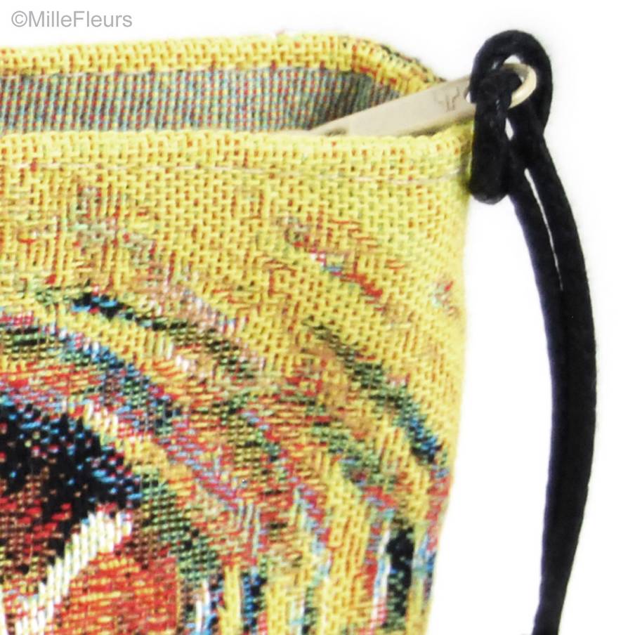 Autorretrato (Van Gogh) Bolsas de Maquillaje Estuches con Cremallera - Mille Fleurs Tapestries