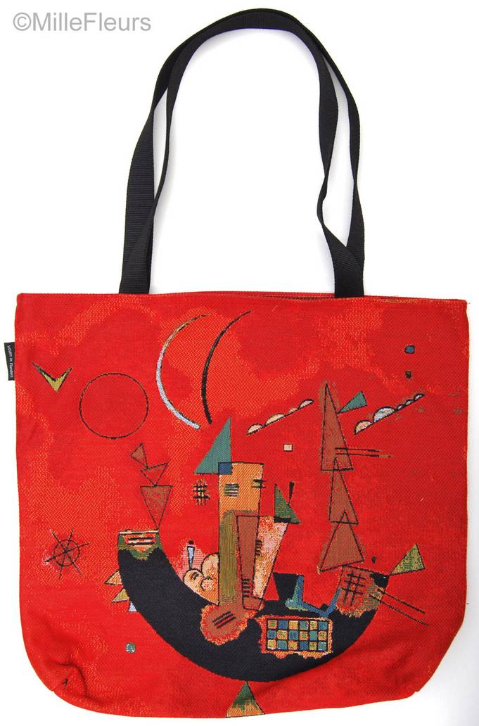 Mit und Gegen (Kandinsky) Bolsas de Compras Obras Maestras - Mille Fleurs Tapestries