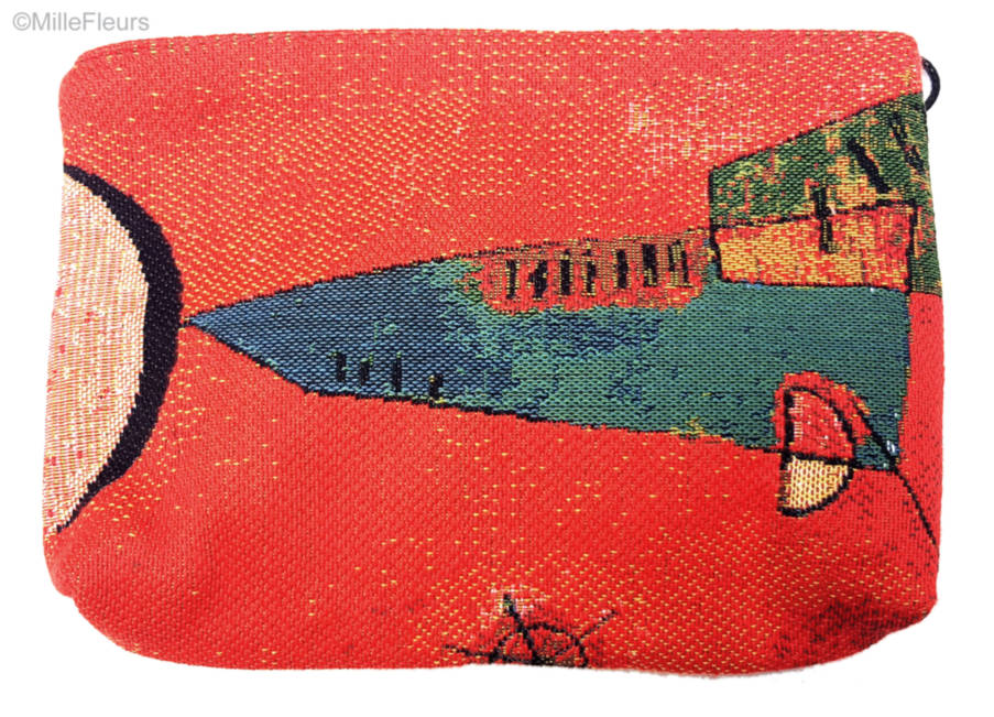 Mit und Gegen (Kandinsky) Make-up Bags Zipper Pouches - Mille Fleurs Tapestries