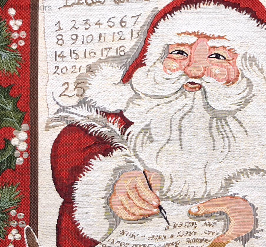 Santa Claus Letters Fundas de cojín Navidad & Invierno - Mille Fleurs Tapestries