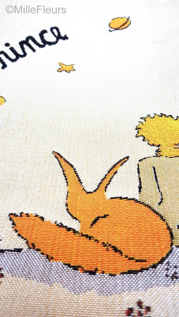 The Little Prince fox/back Tote Bags The Little Prince - Mille Fleurs Tapestries