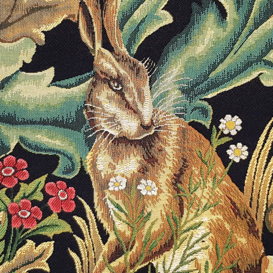 Hare Tapestry cushions William Morris & Co - Mille Fleurs Tapestries