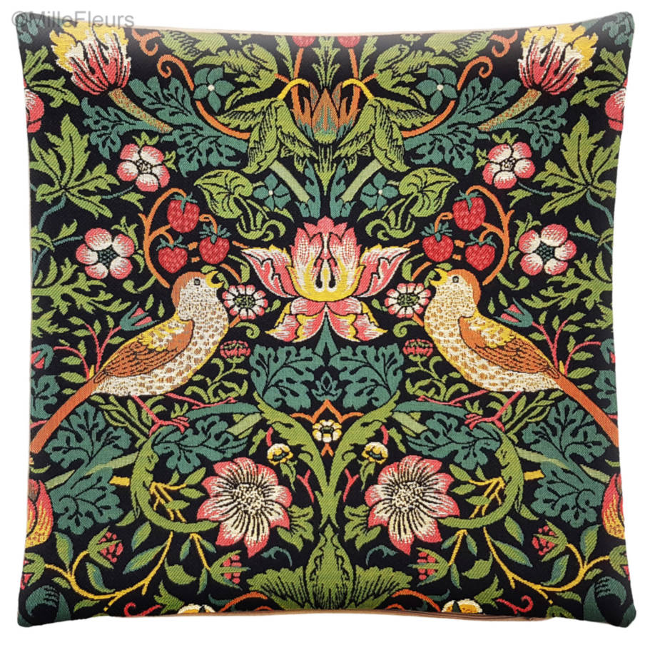 Strawberry Thief (William Morris) Tapestry cushions William Morris & Co - Mille Fleurs Tapestries