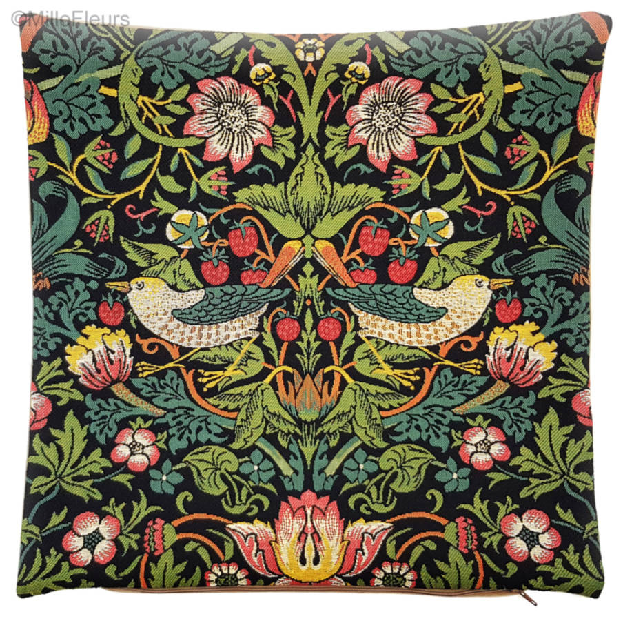 Strawberry Thief (William Morris) Tapestry cushions William Morris & Co - Mille Fleurs Tapestries
