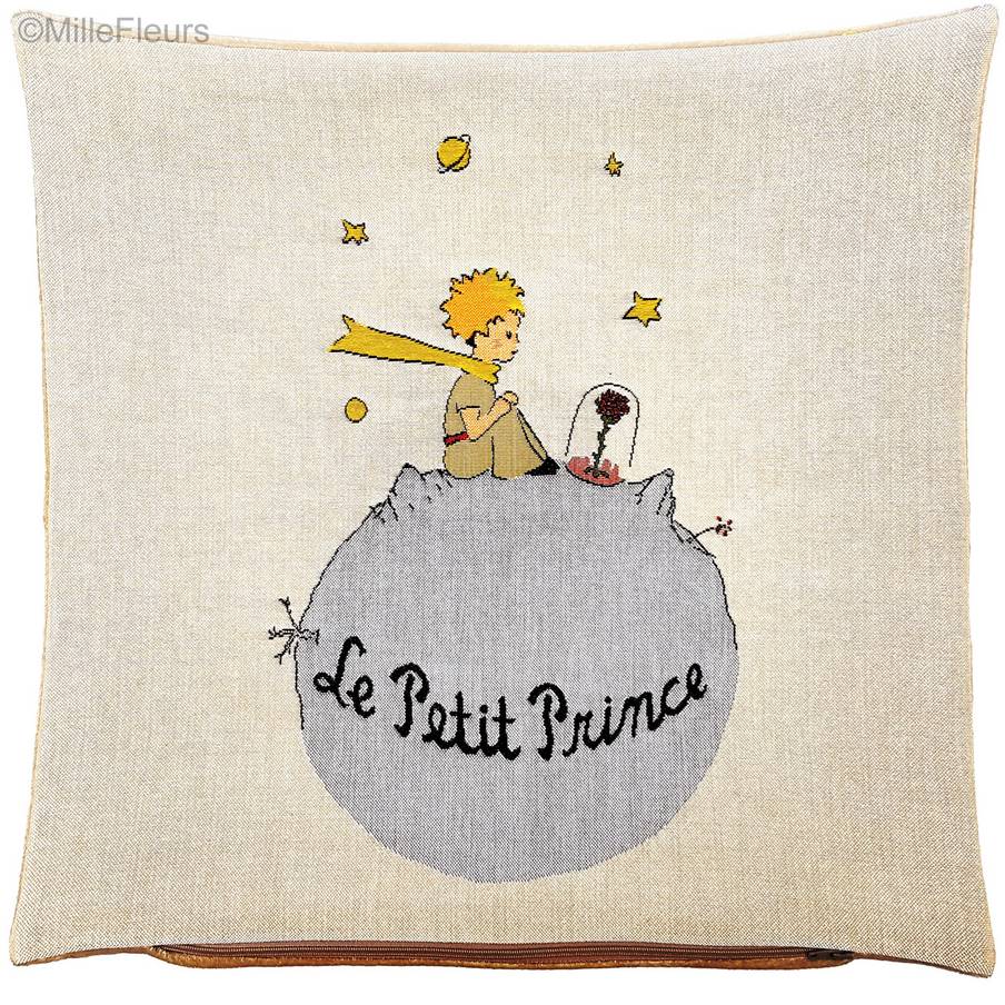 The Little Prince with a rose (Antoine de Saint-Exupéry) Tapestry cushions The Little Prince - Mille Fleurs Tapestries