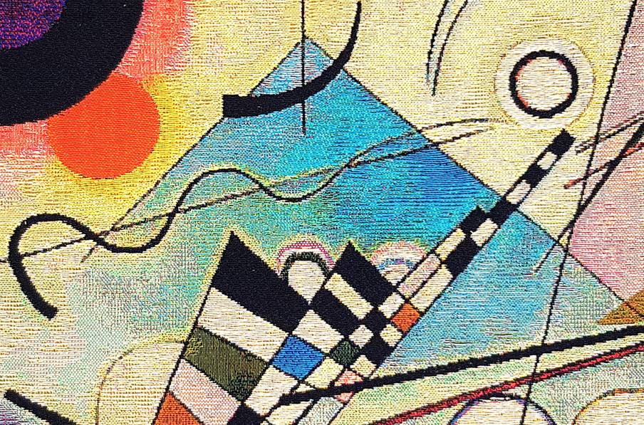 Composition VIII (Kandinsky) Tapestry cushions Masterpieces - Mille Fleurs Tapestries