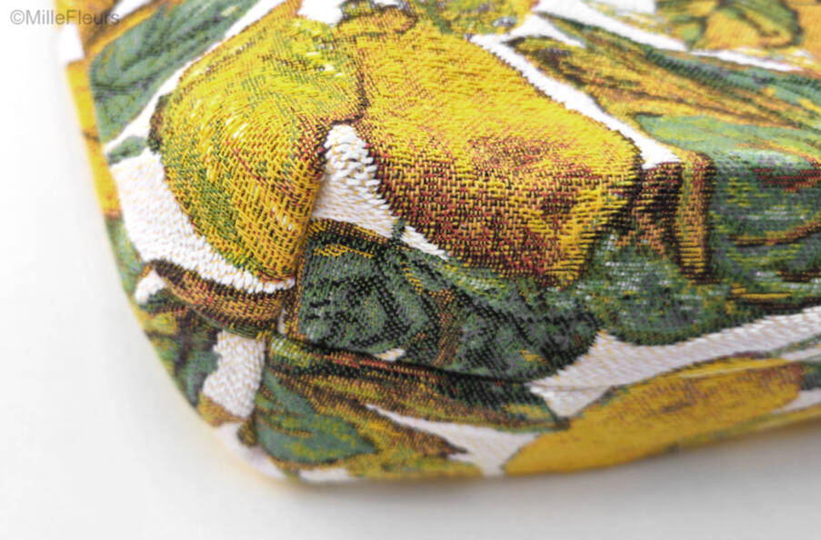 Lemons Tote Bags Flowers - Mille Fleurs Tapestries