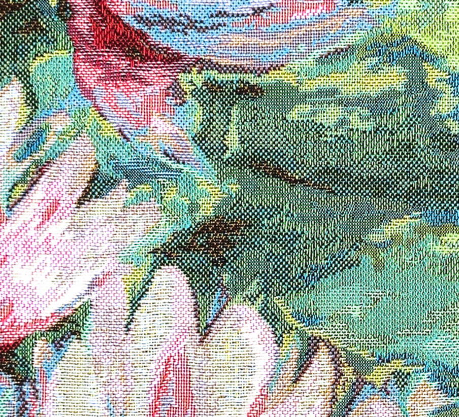 Pink Water Lilies Tapestry cushions Claude Monet - Mille Fleurs Tapestries