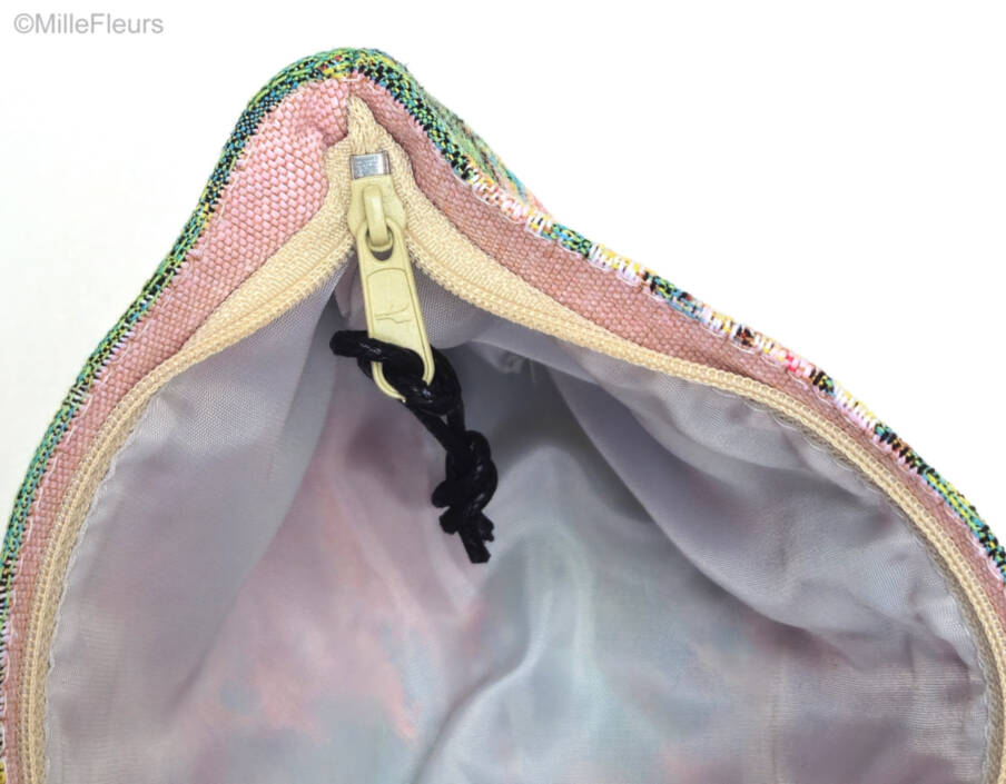 Pink Water Lilies Make-up Bags Zipper Pouches - Mille Fleurs Tapestries