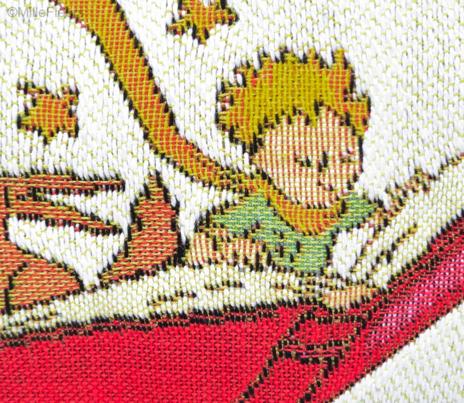 De Kleine Prins op een boek Make-up Tasjes De Kleine Prins - Mille Fleurs Tapestries